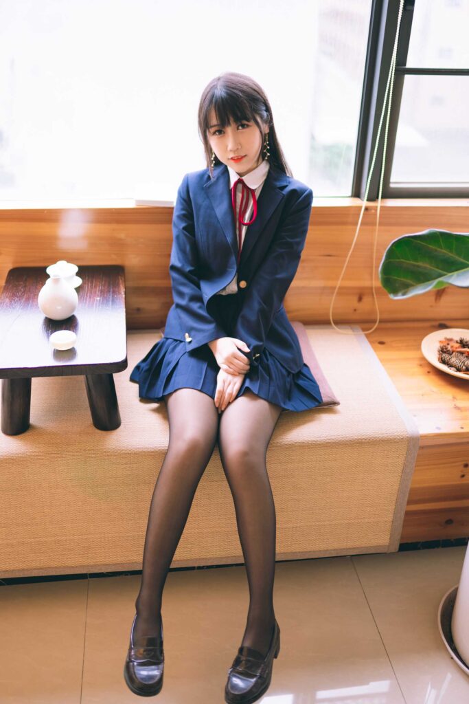 不呆猫 NO.022 – 校服JK[64P/4V/518MB]插图1