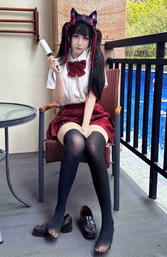 不呆猫 NO.038 – 温泉双马尾JK[22P/235MB]插图2