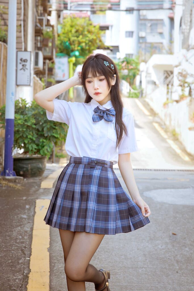 不呆猫 NO.055 – 泳衣JK学妹[59P/1V/1.30GB]插图1