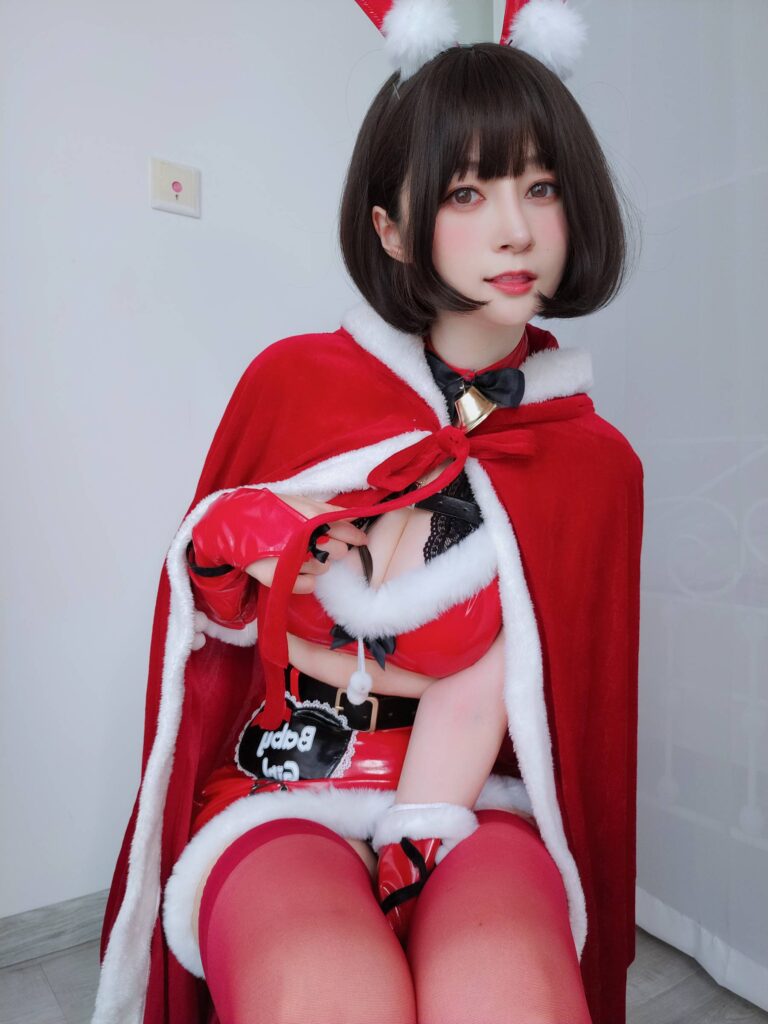 Coser小姐姐白银 076 Merry Christmas [24P/1V/80MB]插图2