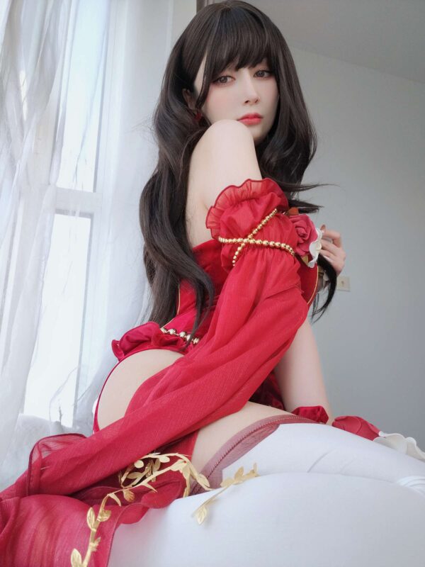 白银 NO.128 – 赤いドレス[60P/173MB]-无料摄影圈