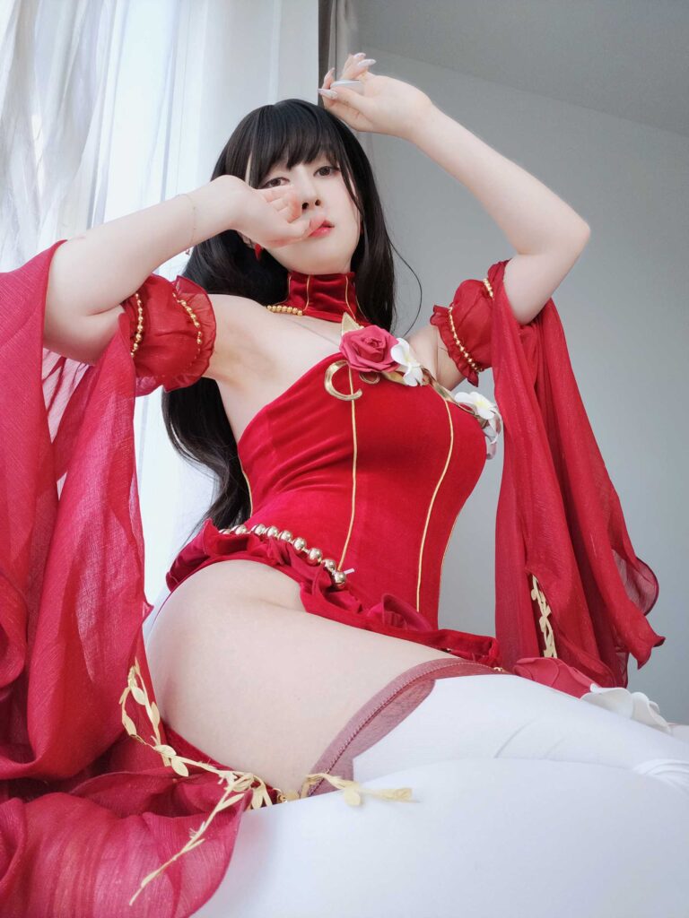 白银 NO.128 – 赤いドレス[60P/173MB]插图3