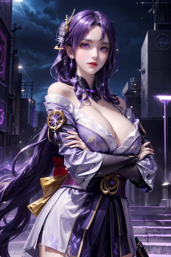 AI绘画 197 雷电将军[19P/153MB]插图1