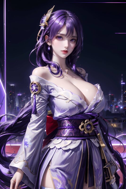 AI绘画 197 雷电将军[19P/153MB]-无料摄影圈