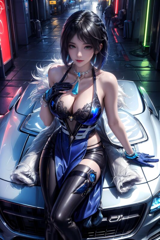 AI绘画 203 夜兰[19P/137MB]-无料摄影圈