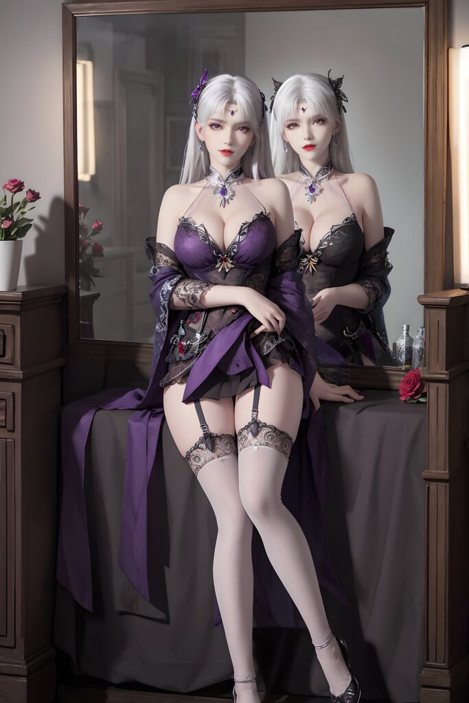 AI绘画 209 小医仙蕾丝内衣[20P/148MB]插图1