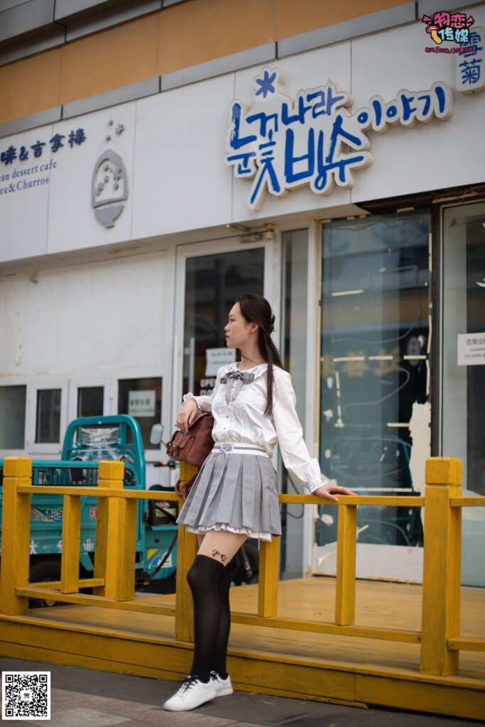 物恋传媒 NO.046 日系制服风，搭配Q萌连裤袜[207P/969MB]插图1