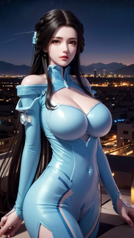 AI绘画 212 姜立紧身皮衣[45P/366MB]-无料摄影圈