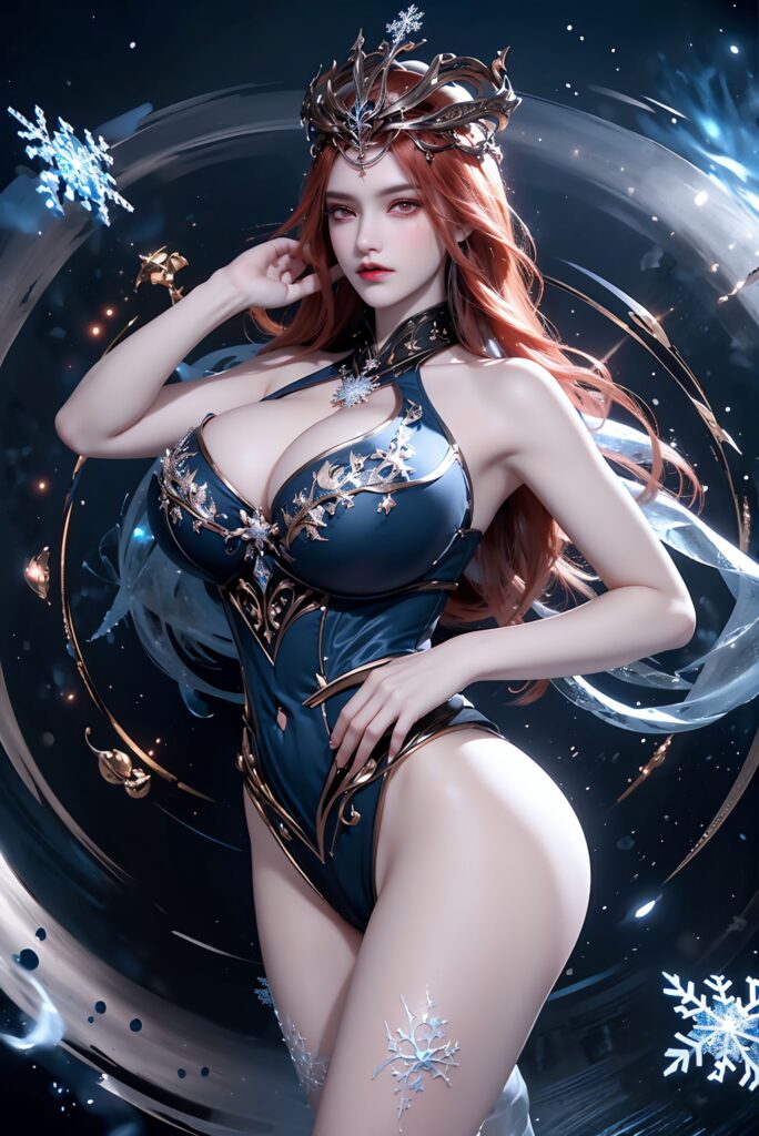 AI绘画 219 女魃 冰雪公主[176P/1.11GB]插图1