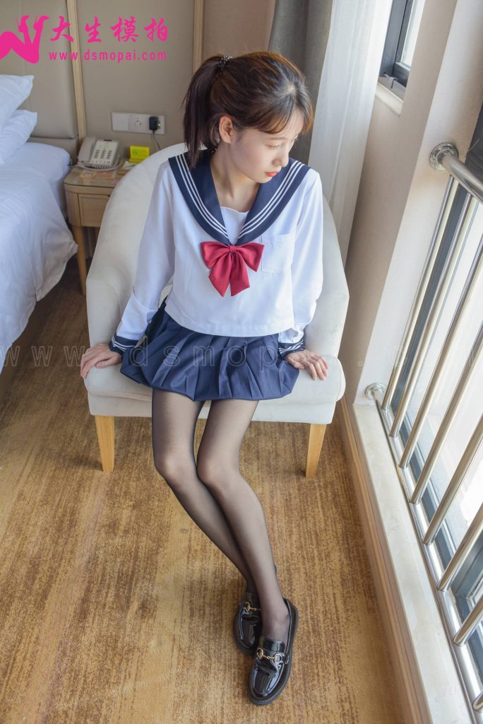 大生模拍 NO.210 意涵 JK黑丝 [55P/244MB]插图1