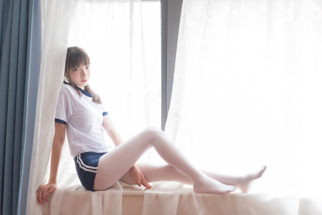 风之领域精品写真@No.006 运动风白丝少女 [50P/80MB]插图1