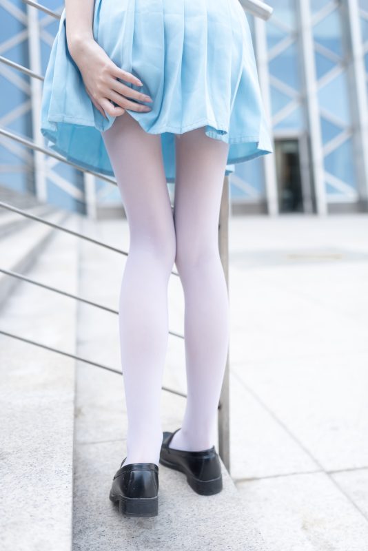 风之领域精品写真@No.028 蓝短裙的白丝姐姐 [50P/181MB]-无料摄影圈