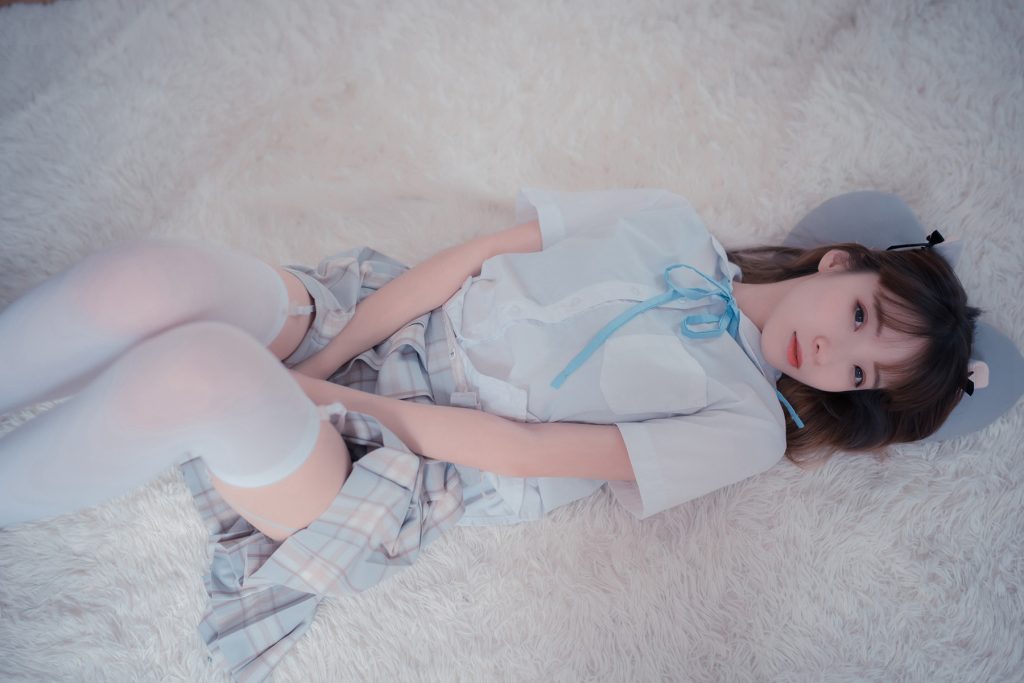 风之领域精品写真@No.065 格子裙吊带白丝 [46P/232MB]插图3