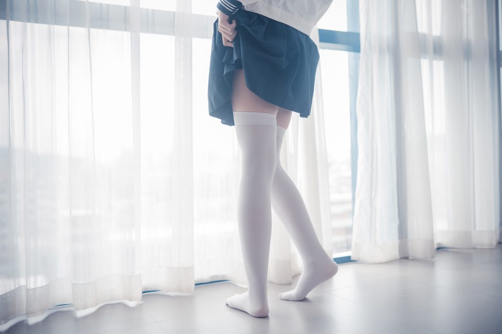 风之领域精品写真@No.153 制服白丝 蓝色短裙 [44P/118MB]插图2