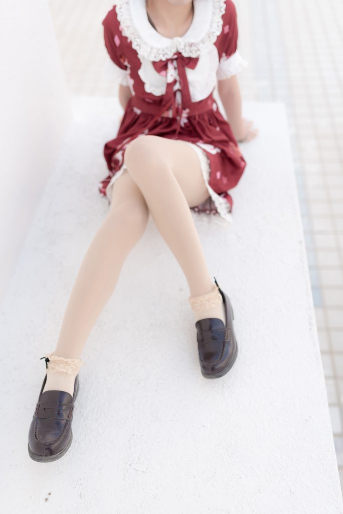 风之领域精品写真@No.154 街道上的红裙肉丝女孩 [47P/135MB]插图2