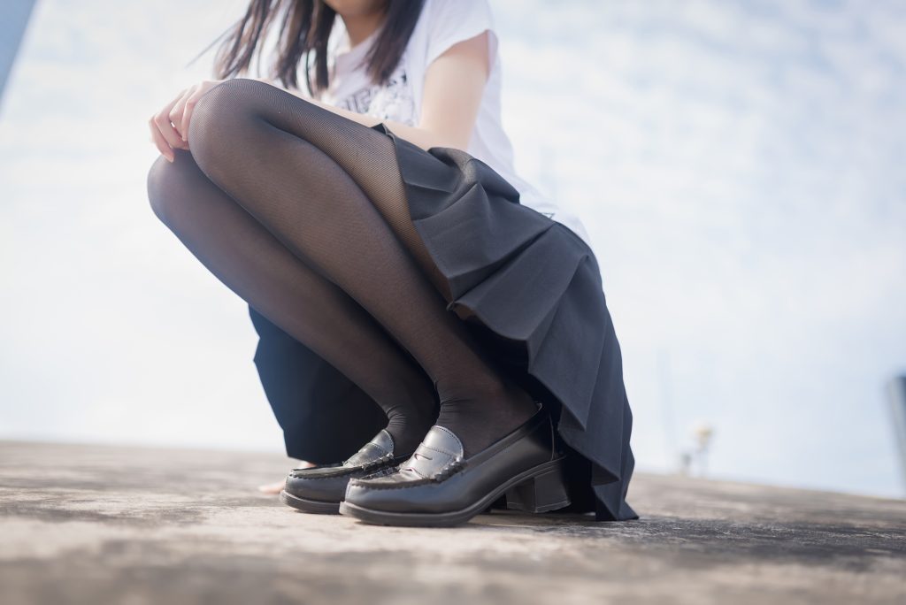 风之领域精品写真@No.167 天台的短裙黑丝 [47P/174MB]插图2