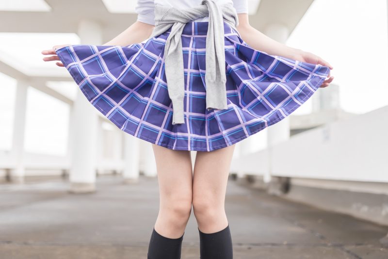 风之领域精品写真@No.168 紫色格子裙 [39P/128MB]-无料摄影圈