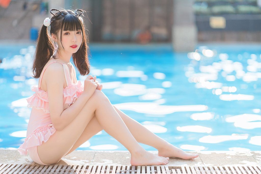 风之领域精品写真@No.173 粉色兔子泳装少女 [41P/266MB]插图3