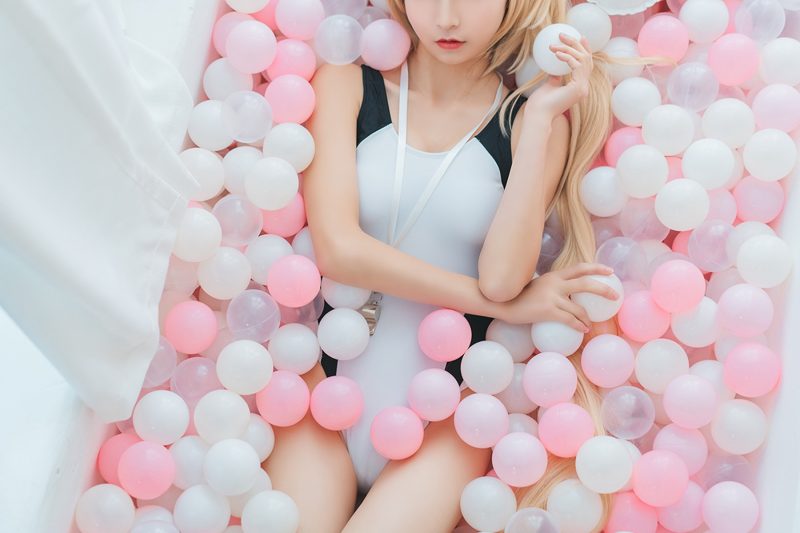 风之领域精品写真@No.181 黑白条纹泳装 [39P/362MB]-无料摄影圈