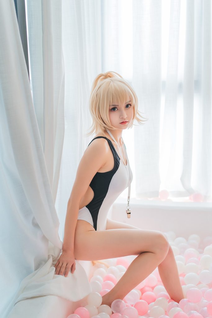 风之领域精品写真@No.181 黑白条纹泳装 [39P/362MB]插图3