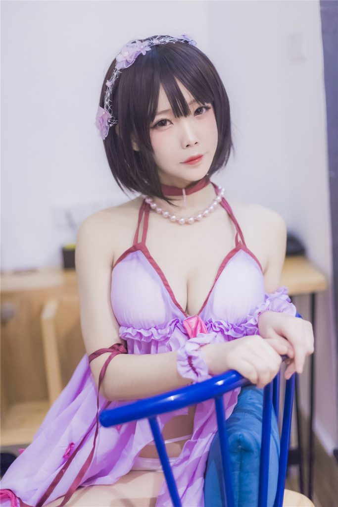 风之领域精品写真@No.201 紫色薄沙睡裙 [39P/516MB]插图2