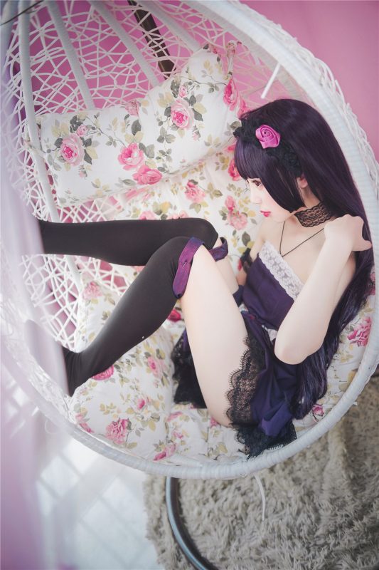 风之领域精品写真@No.203 蕾丝紫衣黑丝少女 [44P/814MB]-无料摄影圈