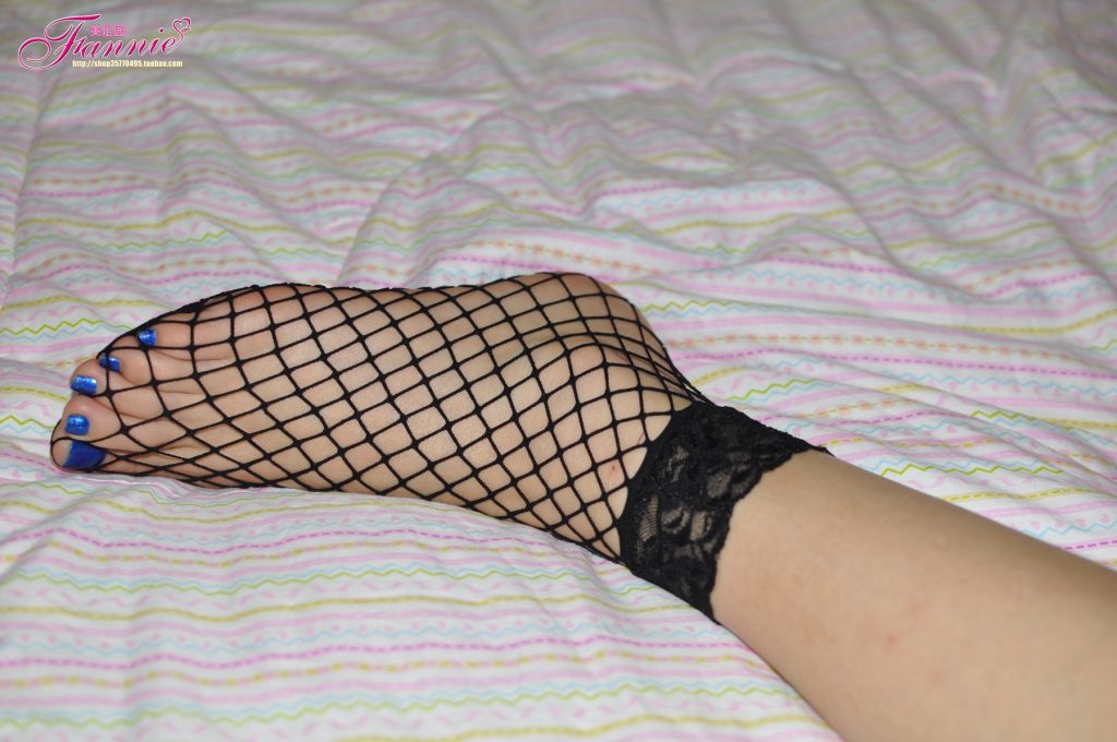 Fannie芬妮每足园 No.235 蓝色魅音 黑网丝 [74P/206MB]插图3