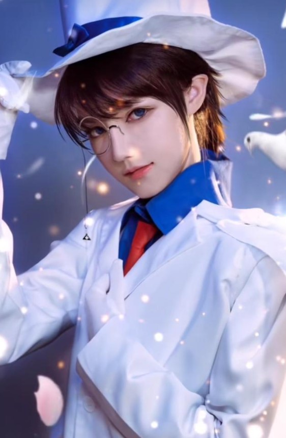 小舞cos第一人饭思思地位不保？拿出怪盗基德后，仍旧惊艳全场插图7