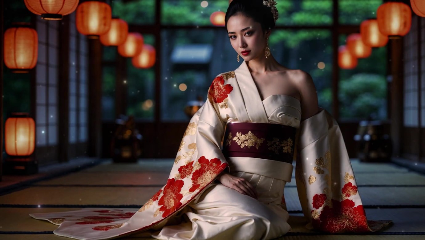AI Video 068 GEISHA-The Night She Waited Dreamy Soul Music Healing Music of Love and Emotion[1V/807MB]插图1