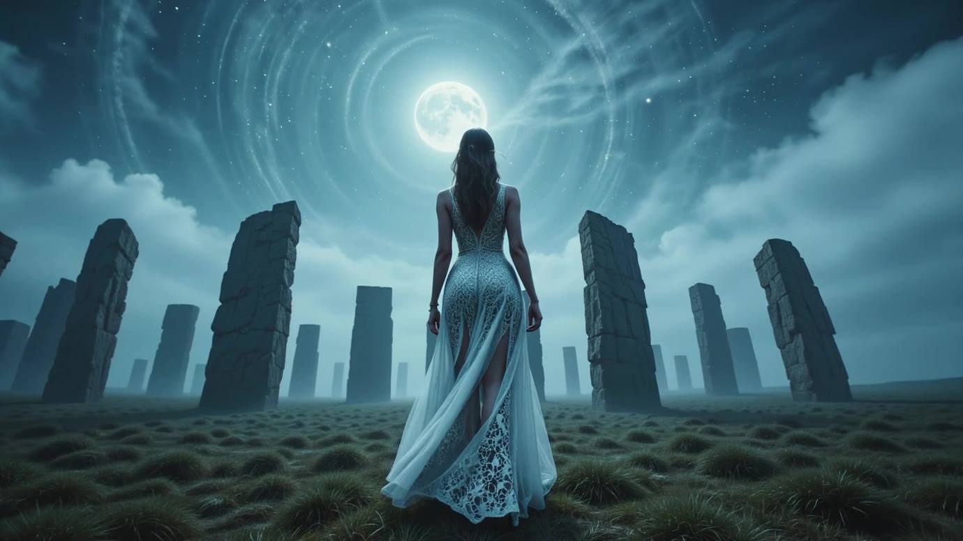 AI Video 043 Mystical TTRPG Ambient Music with Celestial Goddesses[4K/1V/501MB]插图2