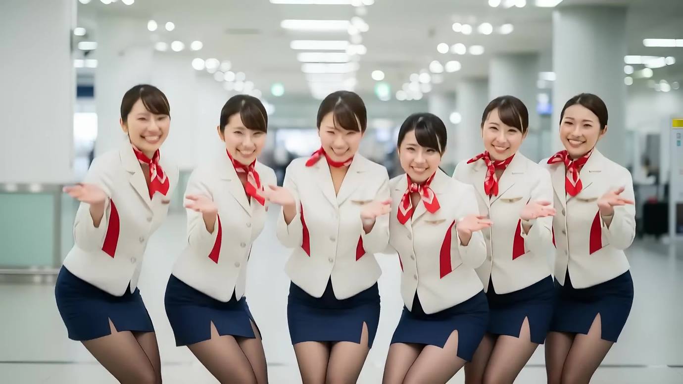 AI Video 052 Flight Attendant, Intern, Teacher _ Nurse_ April Photoshoot Collection[1V/270MB]插图