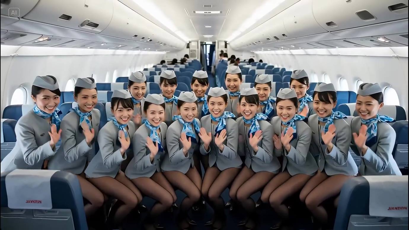 AI Video 052 Flight Attendant, Intern, Teacher _ Nurse_ April Photoshoot Collection[1V/270MB]-无料摄影圈
