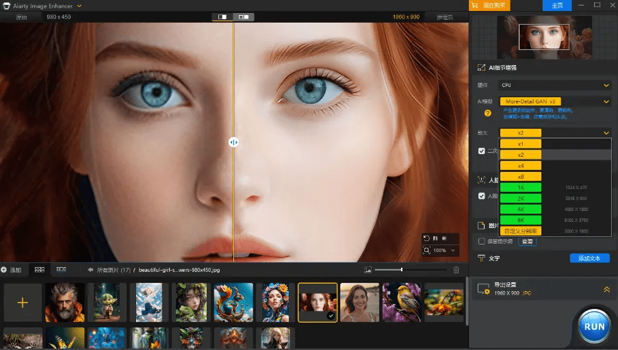 永久免费！老照片Ai修复神器，图片无损放大变清晰工具，全功能版本Aiarty Image Enhancer，Win/Mac双端支持！/A163 智能AI图像Aiarty Image Enhancer v3.3插图1