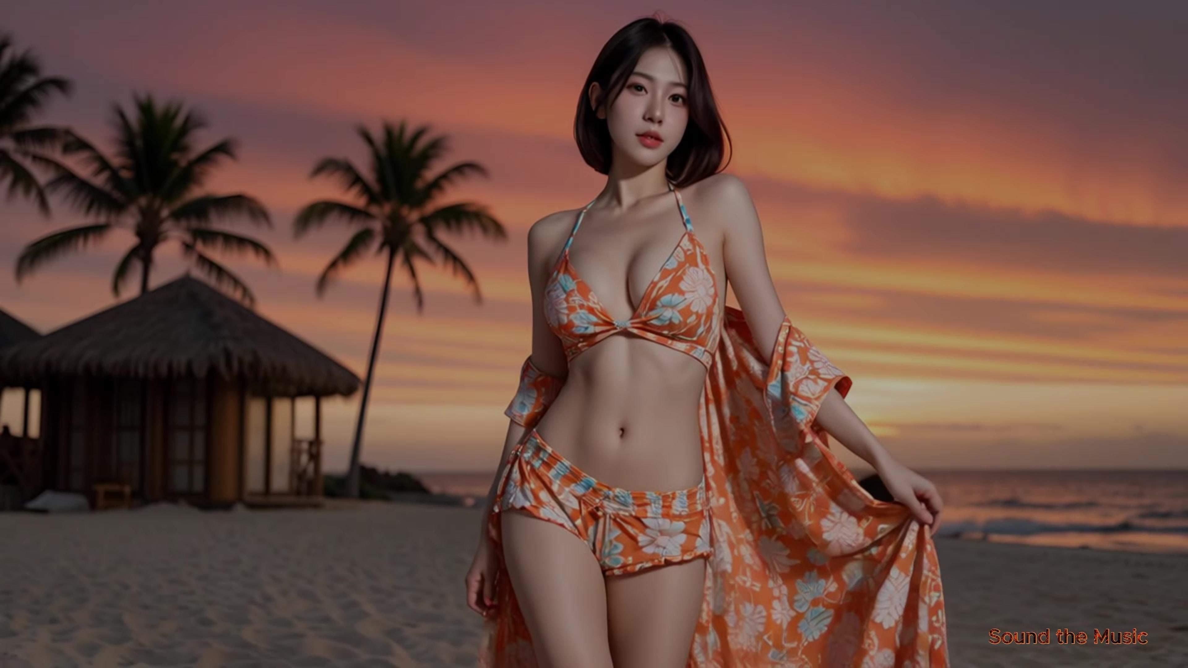 AI Video 061 When the Sun Sets, I Still Think of You Official Music Video[4K/1V/235MB]插图2