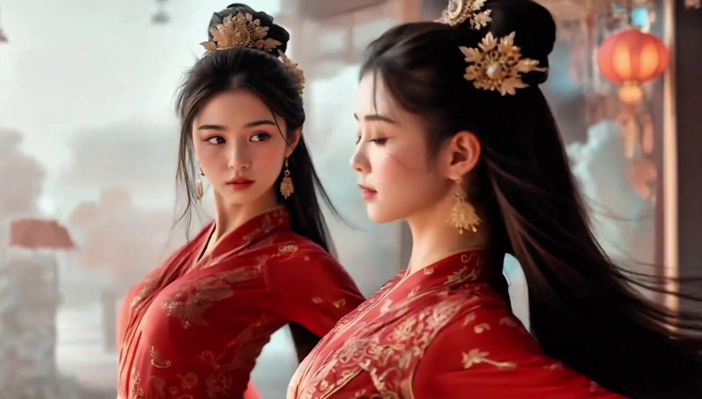 AI Video 023 Beautiful Relaxing Traditional Music _ Dancing _Stress Relief _Relaxation[1V/362MB]插图1