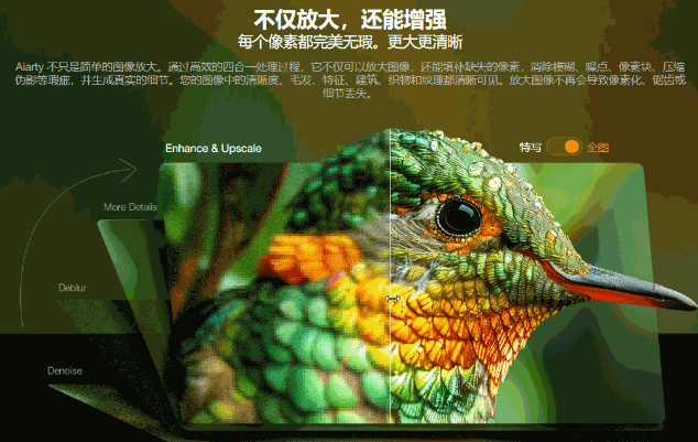 永久免费！老照片Ai修复神器，图片无损放大变清晰工具，全功能版本Aiarty Image Enhancer，Win/Mac双端支持！/A163 智能AI图像Aiarty Image Enhancer v3.3插图3