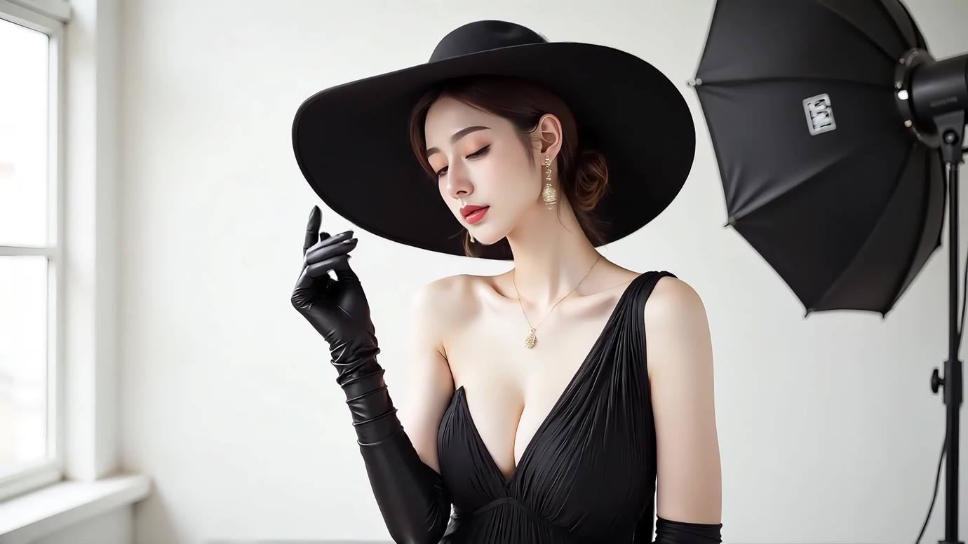 AI Video 056 Vibes d’Éclat – Miss Sweet _ Paris Streets _ Studio Lights in One Fashion Story[4K/1V/447MB]插图2