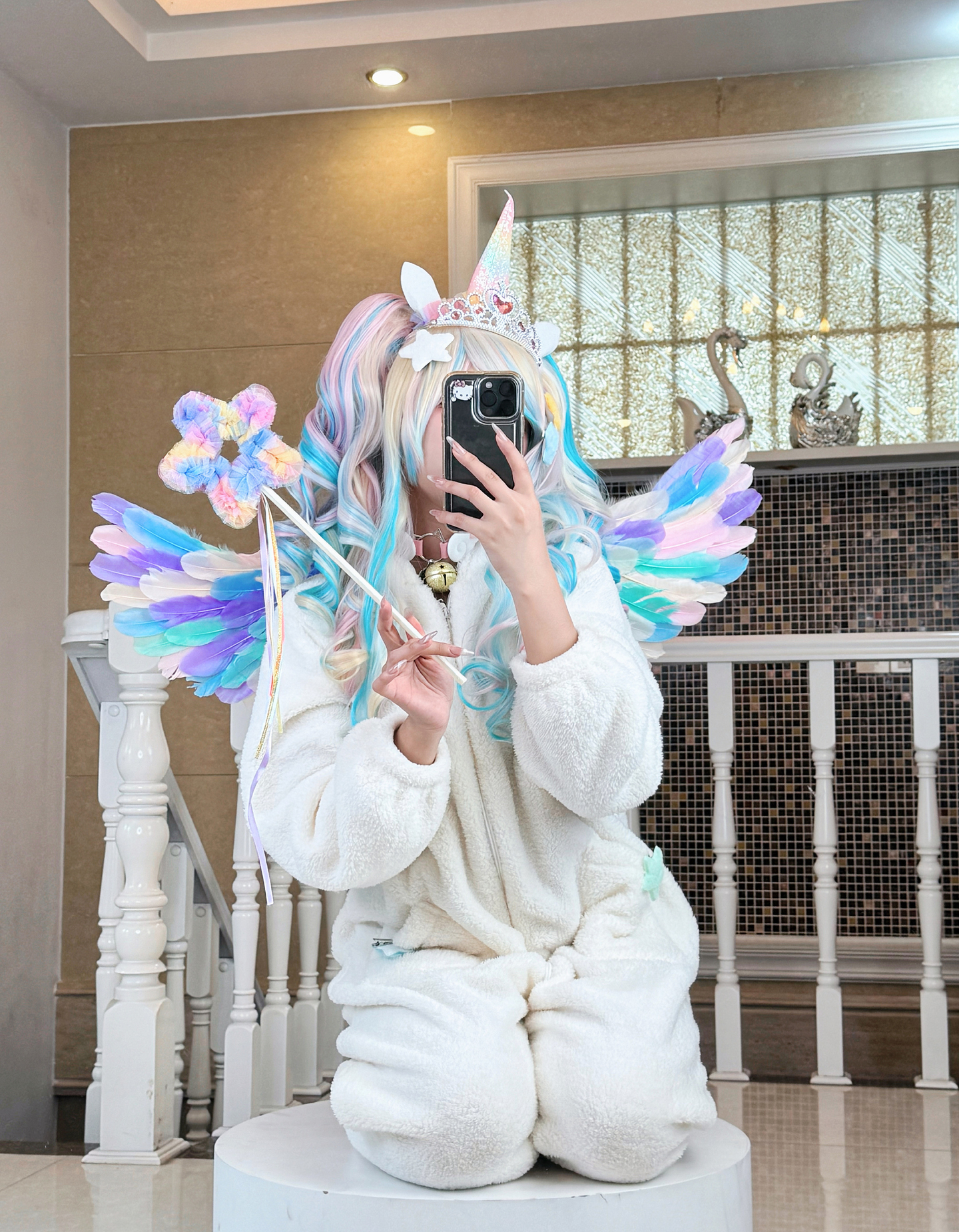 《蛋仔派对》独角兽·芬妮亚cosplay-无料摄影圈