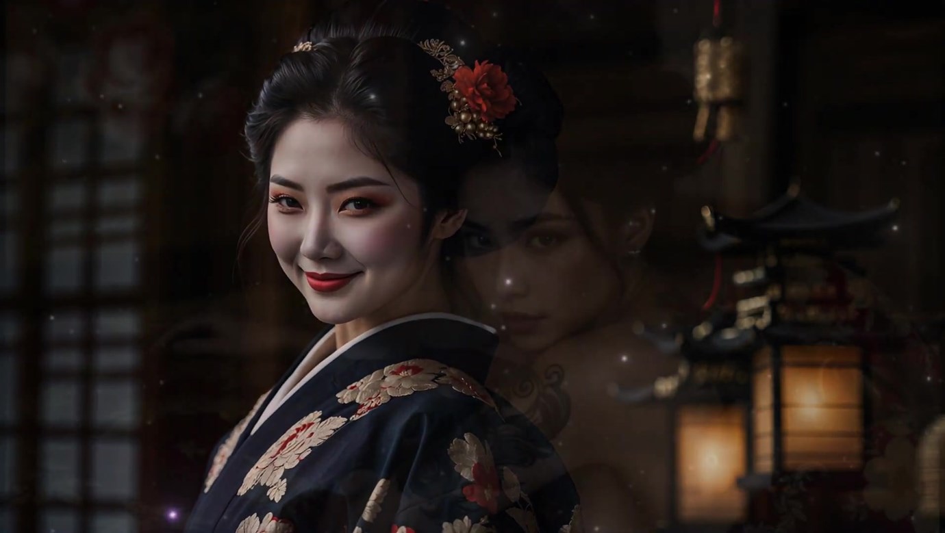 AI Video 068 GEISHA-The Night She Waited Dreamy Soul Music Healing Music of Love and Emotion[1V/807MB]插图