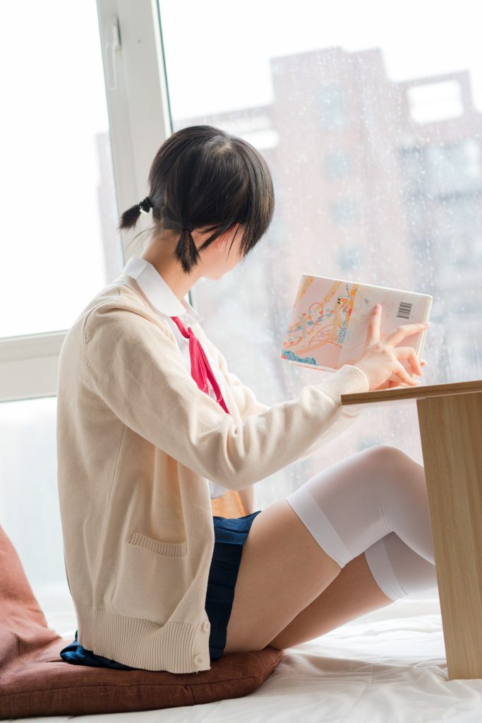 喵写真 VOL.018 JK白丝少女学习时间 [103P/344MB]插图3