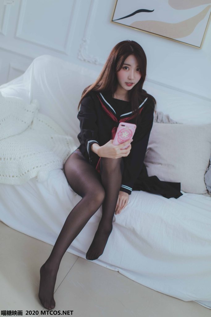 喵糖映画 JKL.002 黑色JK [50P/500MB]插图1