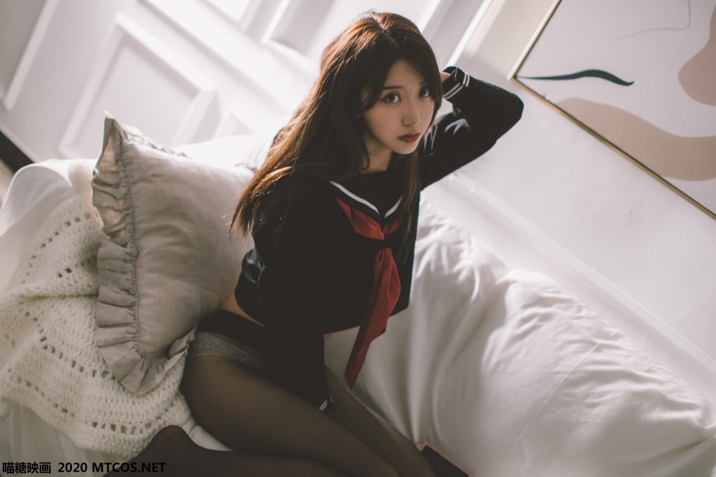 喵糖映画 JKL.002 黑色JK [50P/500MB]插图3