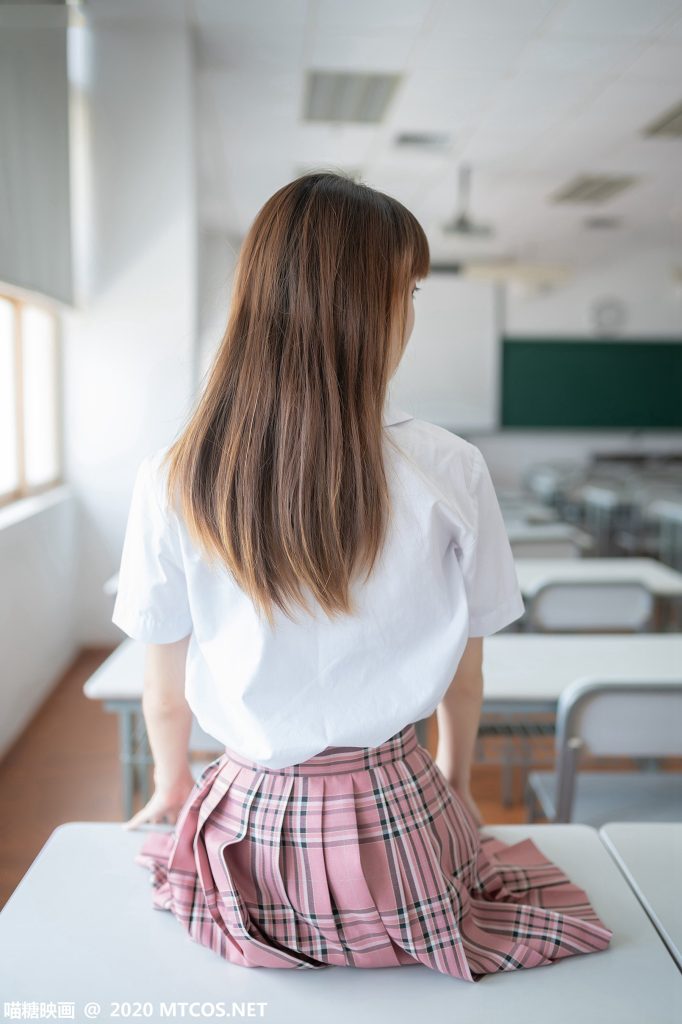 喵糖映画 JKL.009 粉格JK制服 [49P/309MB]插图2