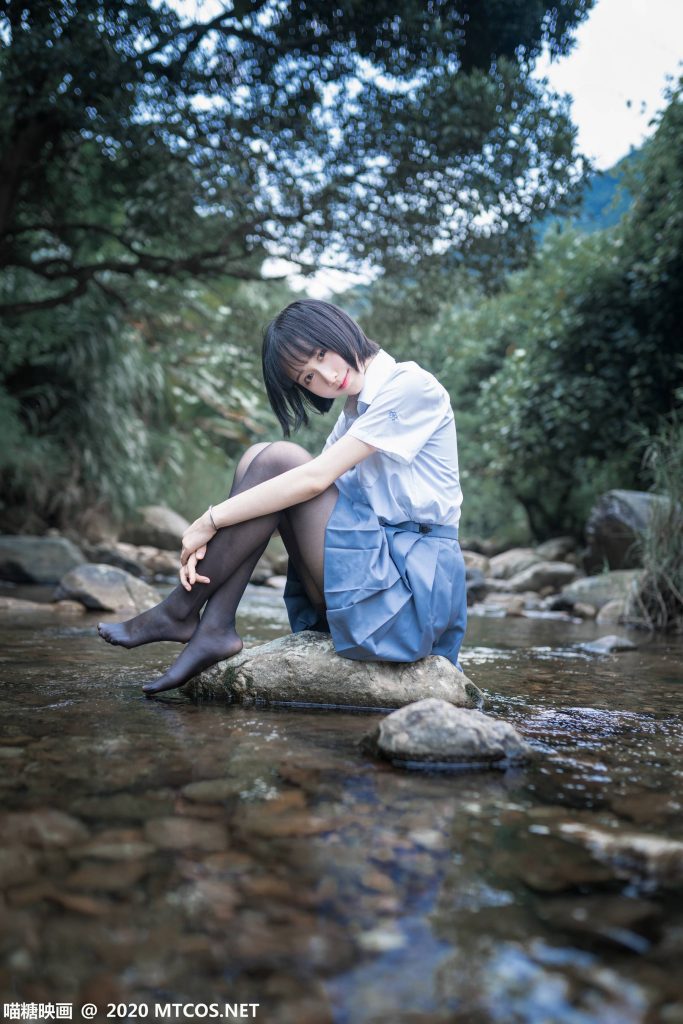 喵糖映画 JKL.016 溪边JK制服 [37P/372MB]插图3