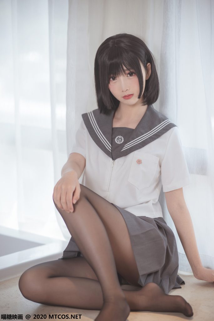 喵糖映画 JKL.017 黑丝JK制服 [21P/270MB]插图2