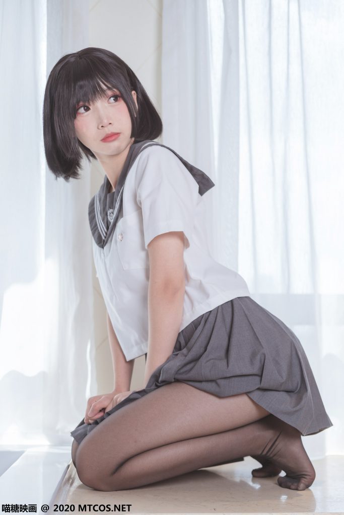 喵糖映画 JKL.017 黑丝JK制服 [21P/270MB]插图3