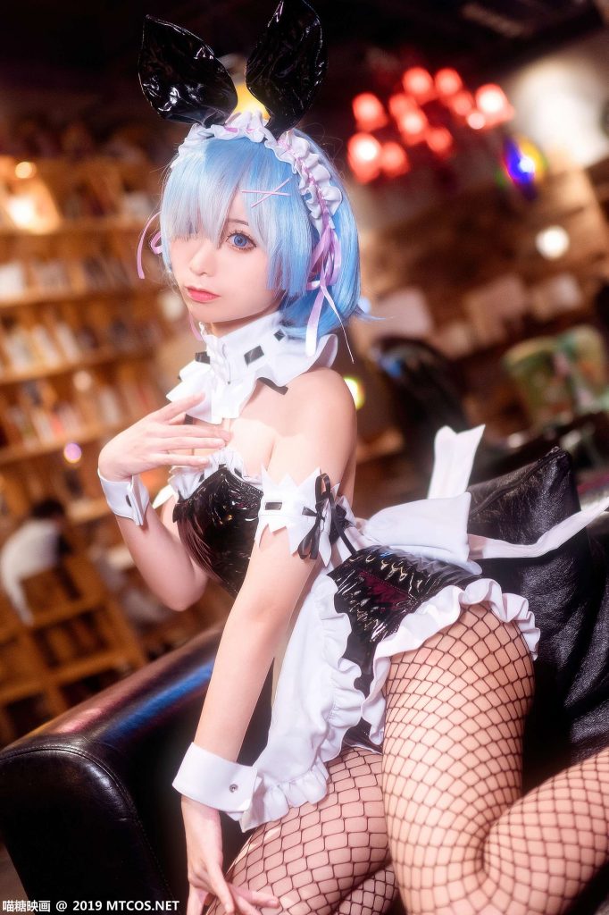 [喵糖映画]SPL.002 雷姆兔女郎 蠢沫沫[41P/781M]插图3