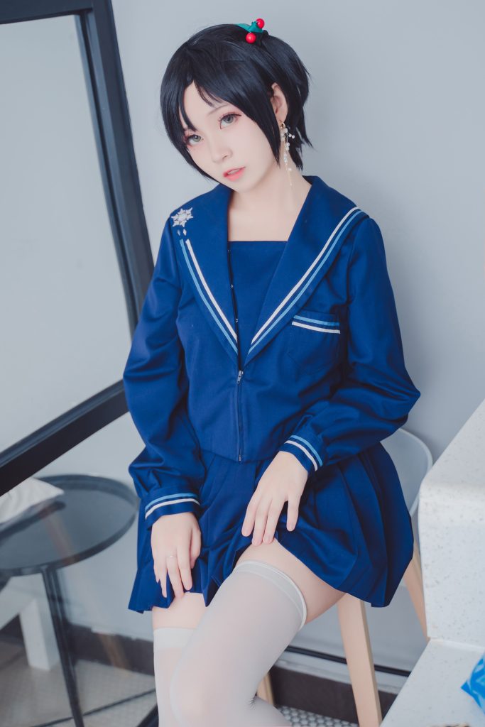 喵糖映画少女写真 VOL.010 白丝海军服[40P/520MB]插图3