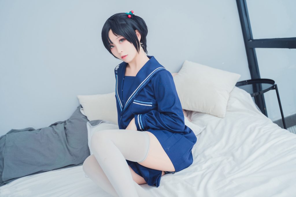 喵糖映画少女写真 VOL.010 白丝海军服[40P/520MB]插图2