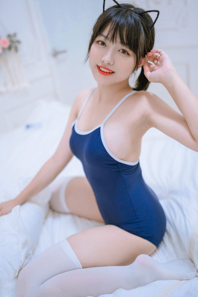 喵糖映画少女写真 VOL.040 蓝色吊带 [40P/364MB]-无料摄影圈